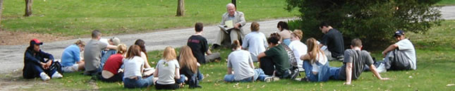 Photo: Class Held Outside